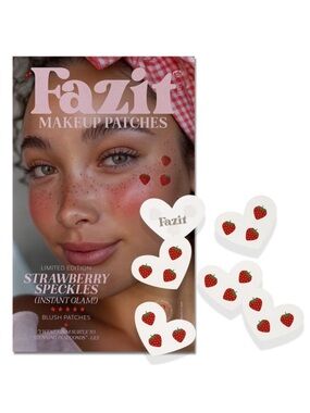 Fazit Makeup Patches Limited Edition Strawberry Speckles Blush Patches 6 Patches